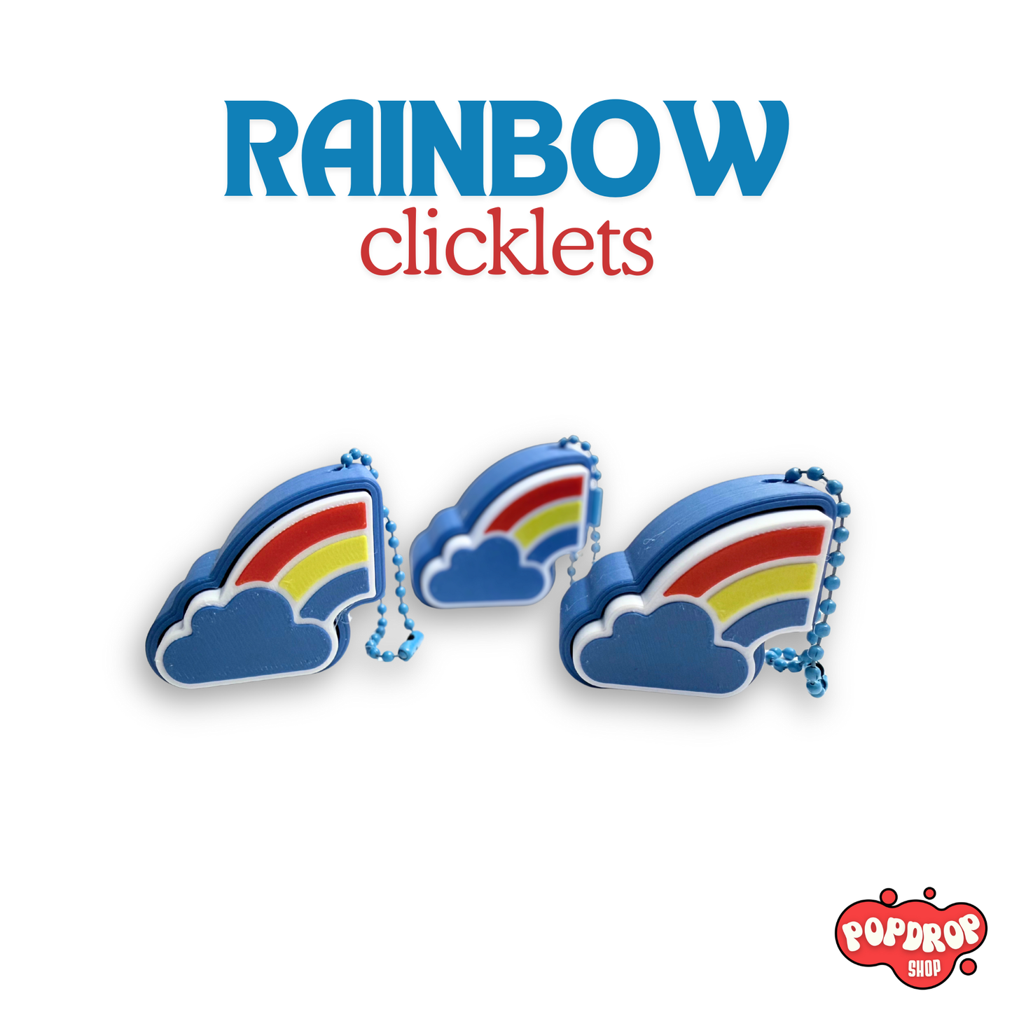 Rainbow Clicklets ā Case of 18