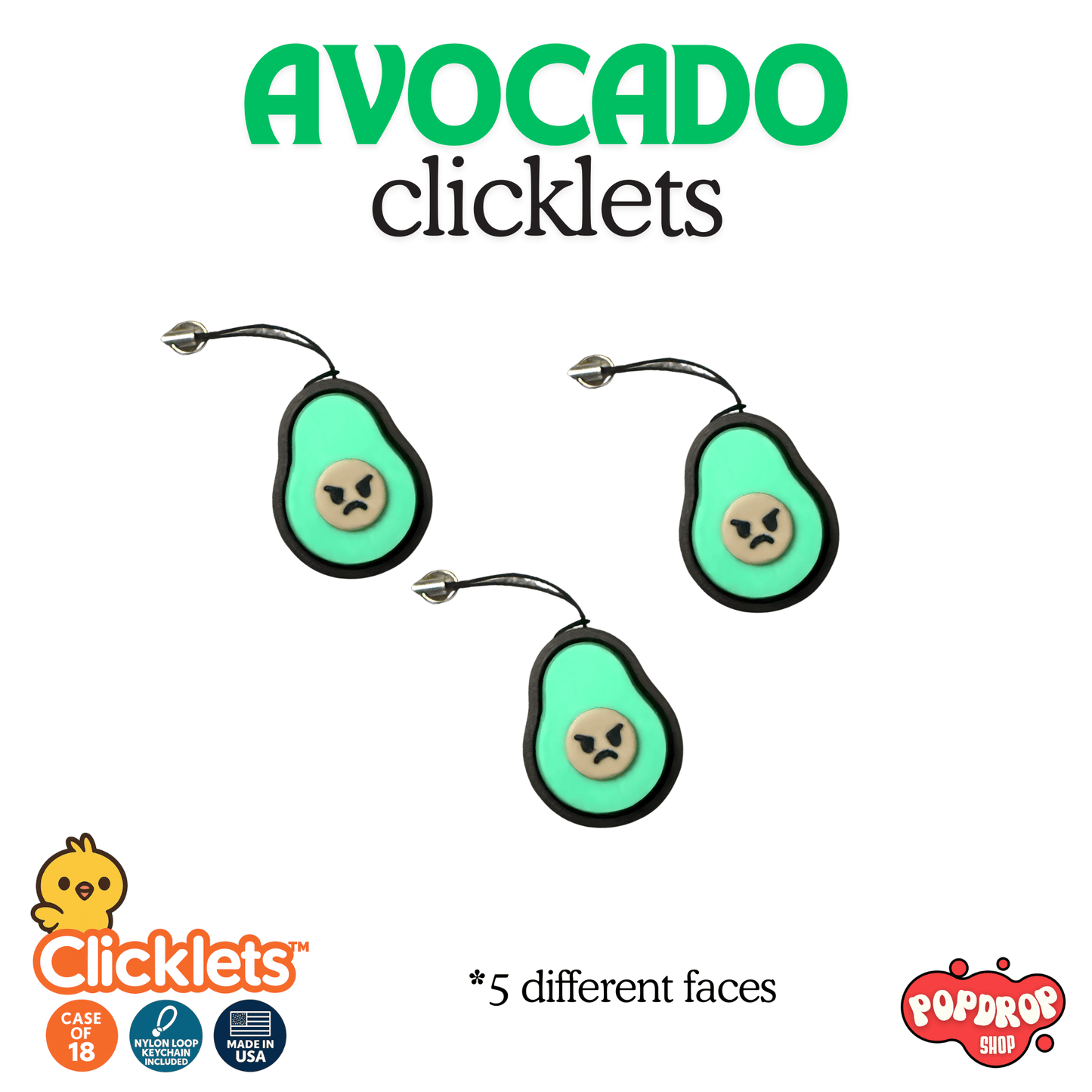 Avocado Clicklets - Case of 18