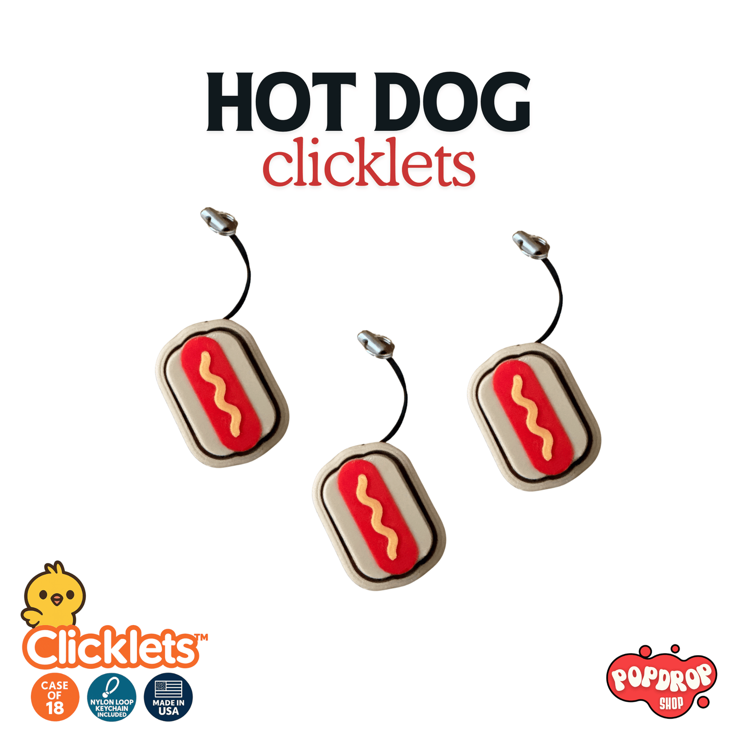 Hot Dog Clicklets – Case of 18