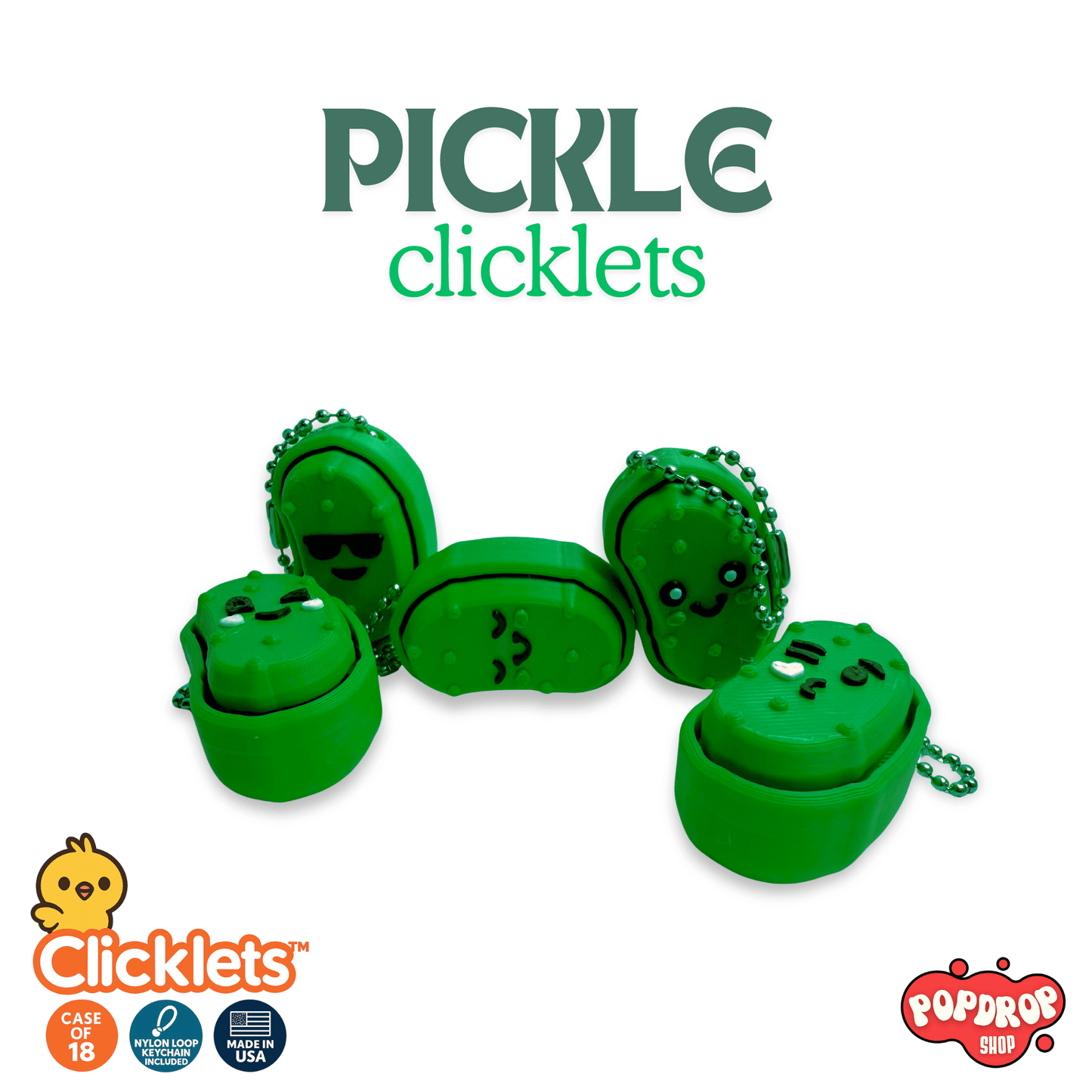 Pickle Clicklets β Case of 18