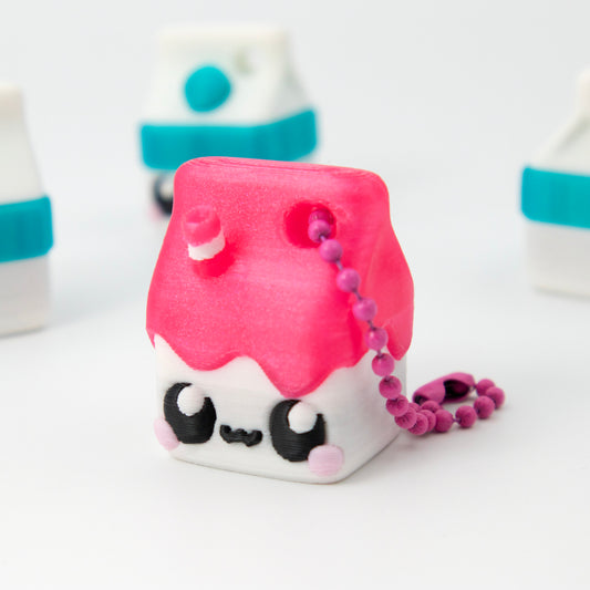 Milky the Milk Carton Keychain