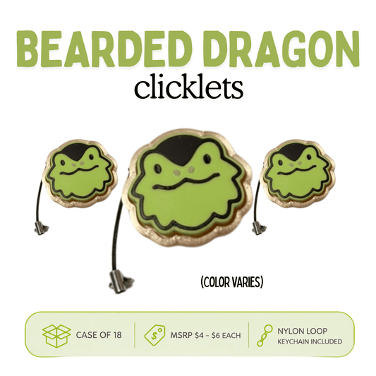 Bearded Dragon Clicklets - Case of 18