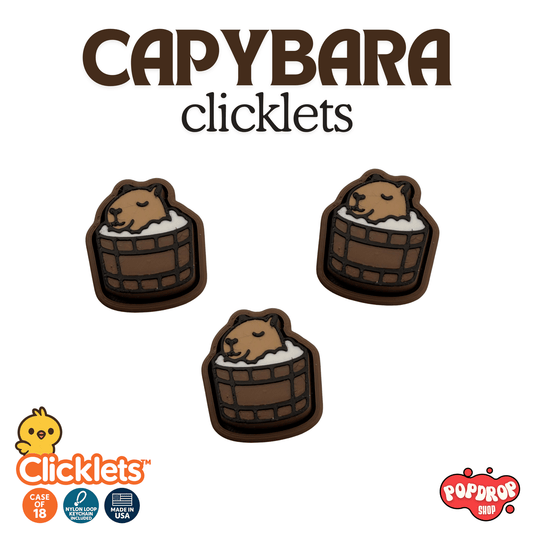 Capybara Barrel Bath Clicklets - Case of 18