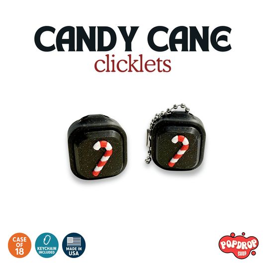 Candy Cane Cube Clicklets – Case of 18