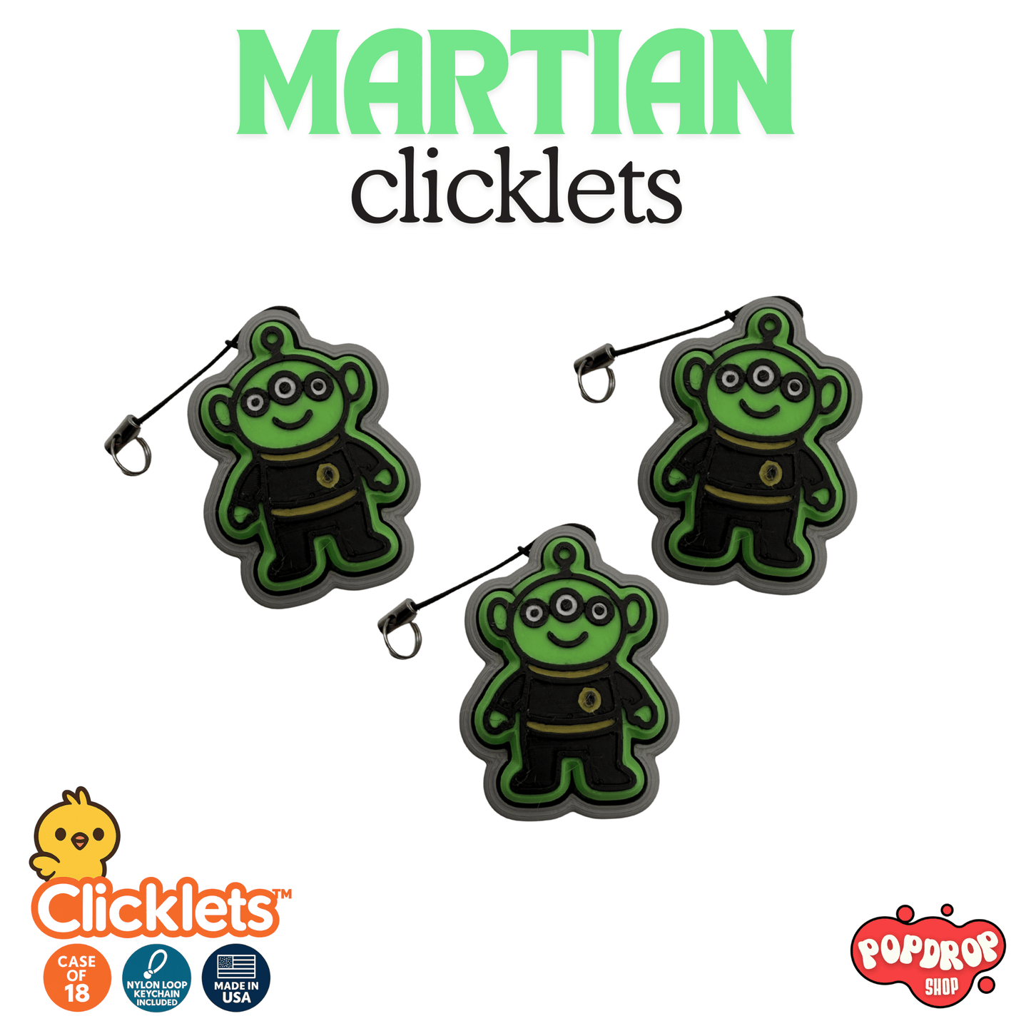 Martian Clicklets - Case of 18