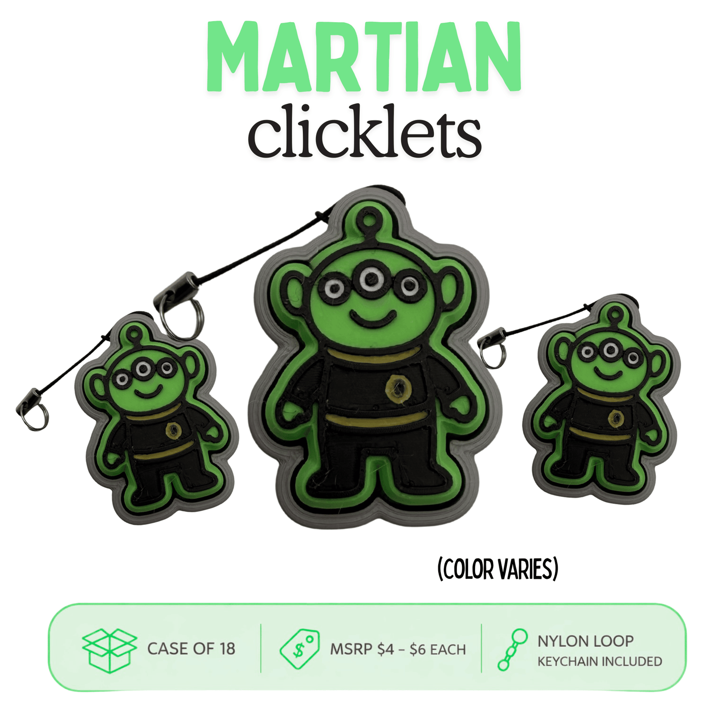 Martian Clicklets - Case of 18