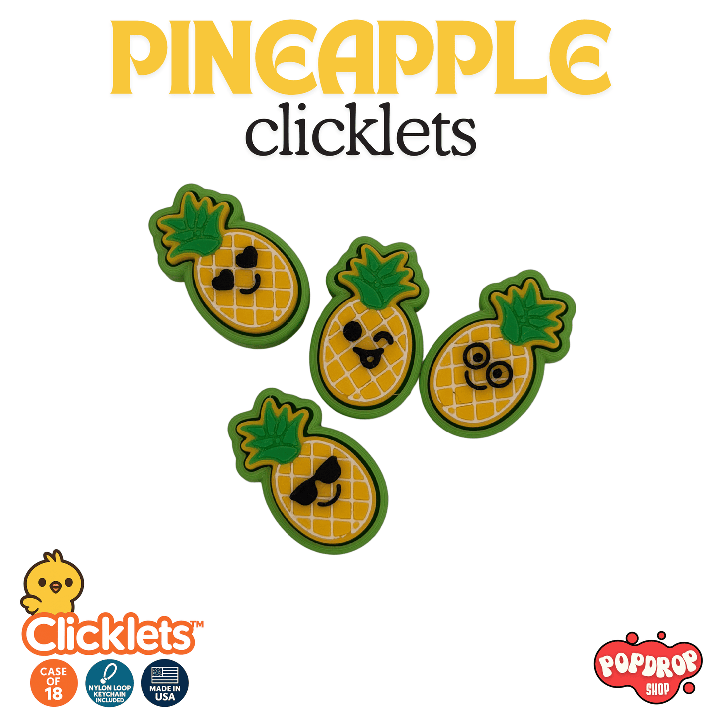 Pineapple Clicklets - Case of 18