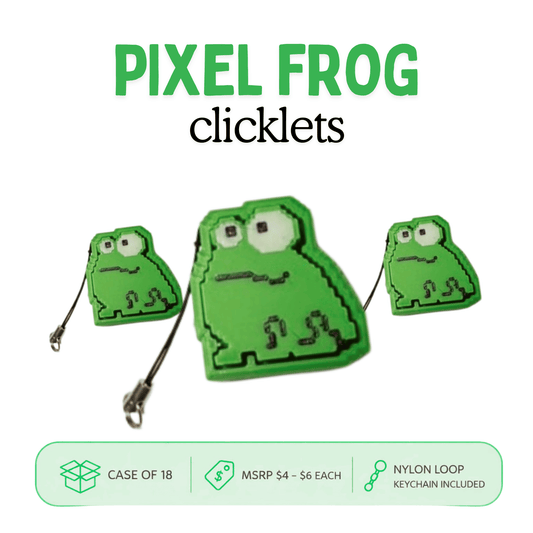 Pixel Frog Clicklets - Case of 18