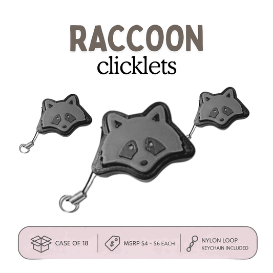 Raccoon Clicklets - Case of 18