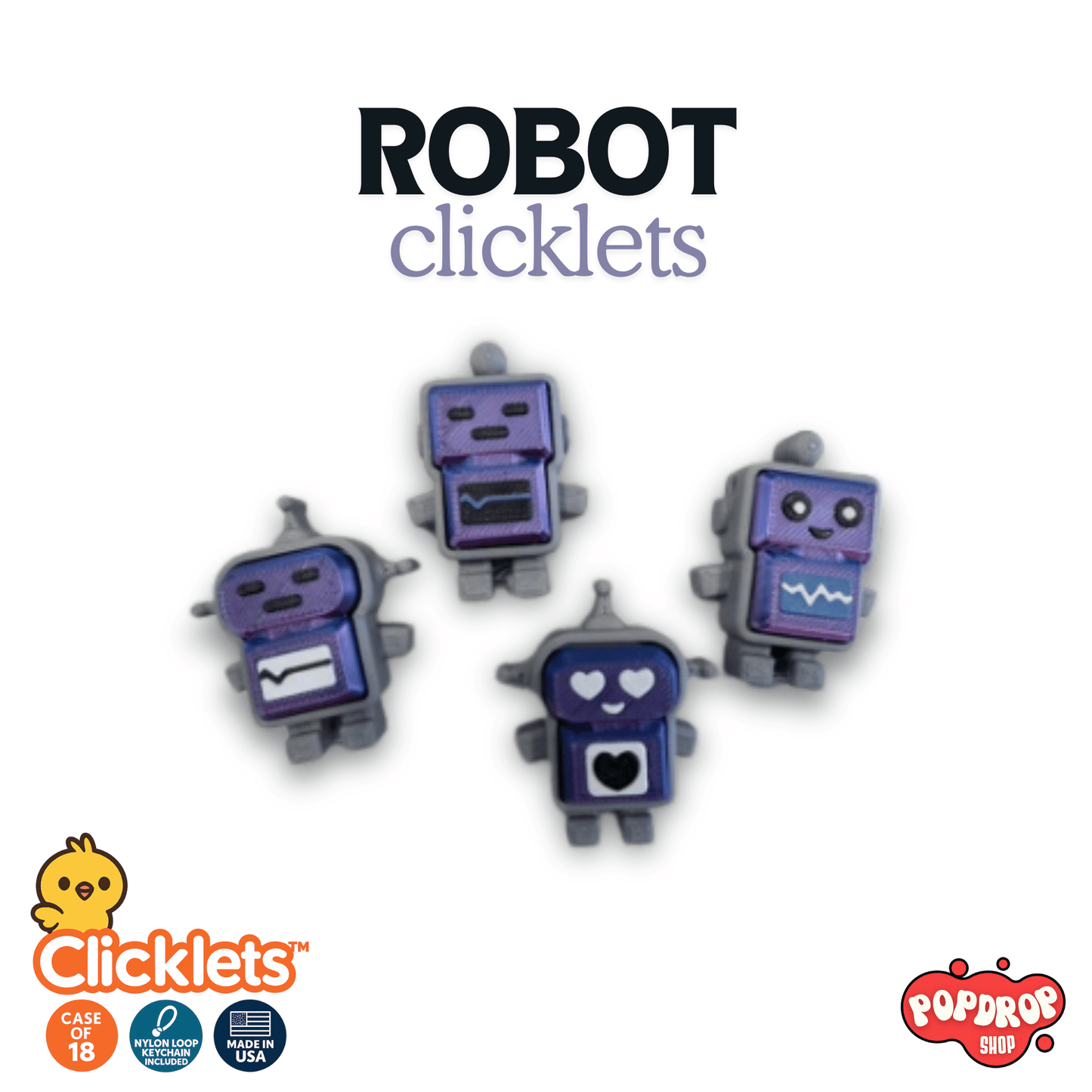 Robot Clicklets – Case of 18