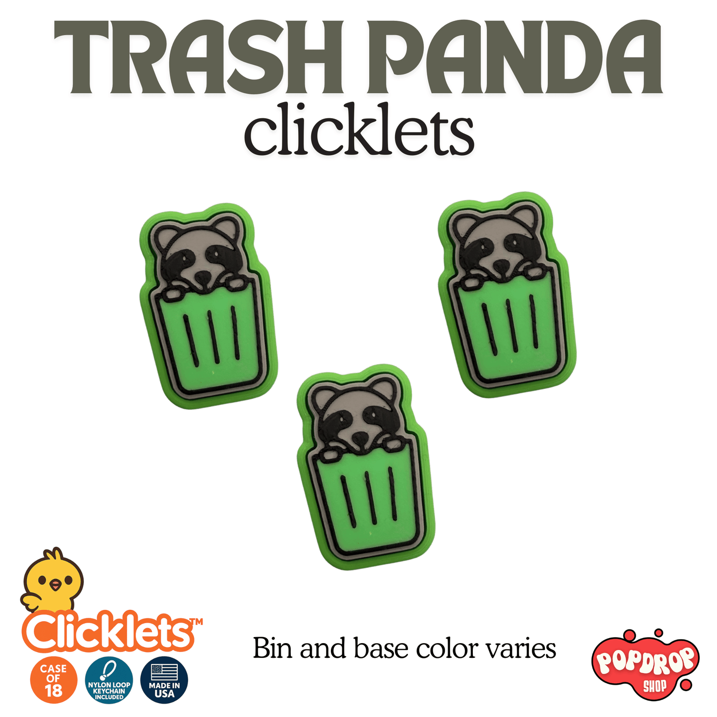 Trash Panda Clicklets - Case of 18