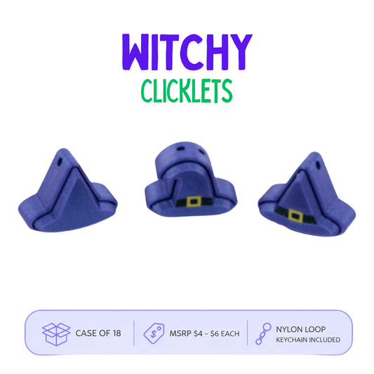 Witchy Clicklets – Case of 18